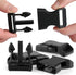 3/8 Inch, 120 Pack Black Plastic Side Release Buckle for Paracord Bracelets (3/8")...