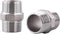 Hex Nipple 1 Inch Male NPT - DERPIPE Stainless Steel 304 Threaded Pipe Fitting for Brew Kit, Home Piping Application(Pack of 2)...