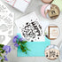 Easter Stencils,25pcs Easter Stencils Reusable for Crafts for Painting on Wood Fabric Walls Canvas Scrapbook Home Decor,Happy Easter Bunny Eggs Dr...
