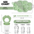 O’doe Silicone Baby Popsicle Molds & Baby Food Feeder with 1 Clip, 2 Pack Freezer Tray with Lid, 2 Breastmilk Popsicle Molds for Teething Relief, ...