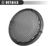 Motoforti Car Audio Speaker Cover, Mesh Subwoofer Grill Horn Guard Protector, 6 Inch, Plastic, Black, 4pcs......