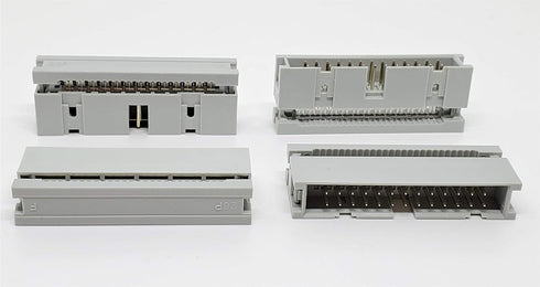 Pc Accessories 10-Pack 2X13 26P Dual Rows 2.54mm Shrouded IDC Male Header, 26 Pins Connectors...