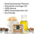 One With Nature Dead Sea Mineral Shea Butter Soap with Argan Oil 4oz 3Pack - Dead Sea Salt Includes Sulfur, Magnesium, and 21 Essential Minerals -...