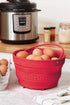 Fox Run Collapsible Silicone Steamer Basket Insert for Instant Pot, 6-Quart, Red...