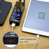 USB Hub 3.0 Powered, LYFNLOVE USB Extender 4-Port Data USB Hub with Power Adapter and 1 Smart Charging Port, USB Splitter with On/Off Switches for...