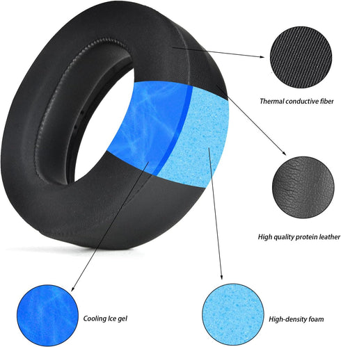 Earpad for PlayStation Pulse Elite Wireless Headset earpads replacement pads (cooling gel earpads)...