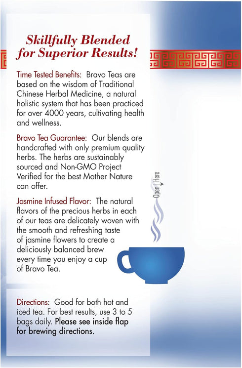Bravo Tea Lung Soother Caffeine Free 20 Tea Bags...