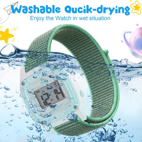 Replacement Nylon Band Compatible with Freestyle Shark Classic Watch, Adjustable Quick-drying Strap for Shark Classic Leash & Clip Watch?Watch Not...