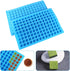 Silicone Candy Molds, 2 Pack 126-Cavity Mini Square Chocolate Molds for Gummy Jelly Truffles Pralines Caramels, Ice Cube Tray Molds...