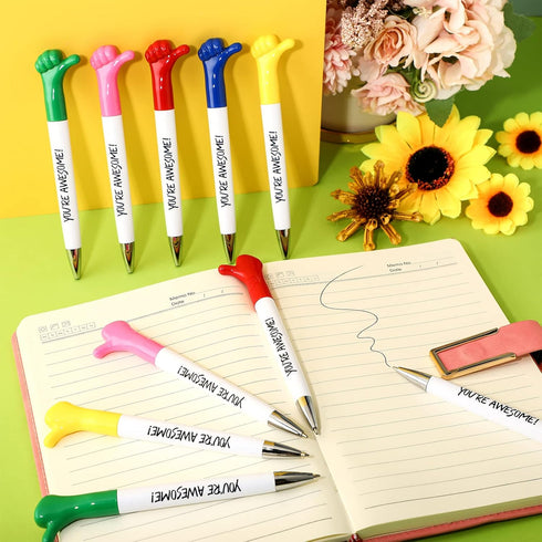 You're Awesome Gifts Thumbs up Pens Motivational Quote Pens Fun Thank You Gift Pen Back to School Gift Graduation Colleagues Coworker Employee Ret...