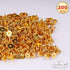 PMLAND 200 Sets/Pairs 9.5mm Gold Cone Spikes Screwback Studs DIY Craft Cool Rivets Punk...