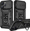 Goton Armor Case for iPhone 13 Pro Case with Slide Camera Cover & Kickstand, Heavy Duty Military Grade Protection Phone Case, Built-in 360° Rotate...