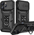 Goton Armor Case for iPhone 13 Pro Case with Slide Camera Cover & Kickstand, Heavy Duty Military Grade Protection Phone Case, Built-in 360° Rotate...