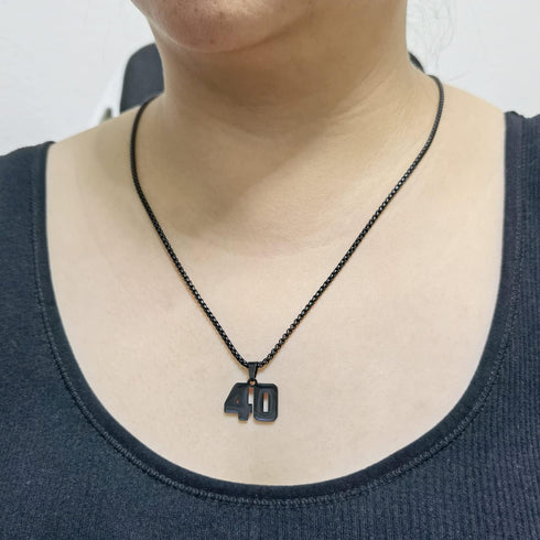 MUERDOU Number Necklace for Men Athletes Number Chain Stainless Steel Jersey Pendant Personalized Sports Jewelry Gift for Men Basketball Baseball ...