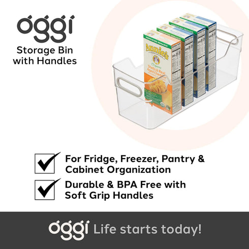Oggi Cabinet / Drawer High Wall Storage Bin (14" x 5" x 5")...