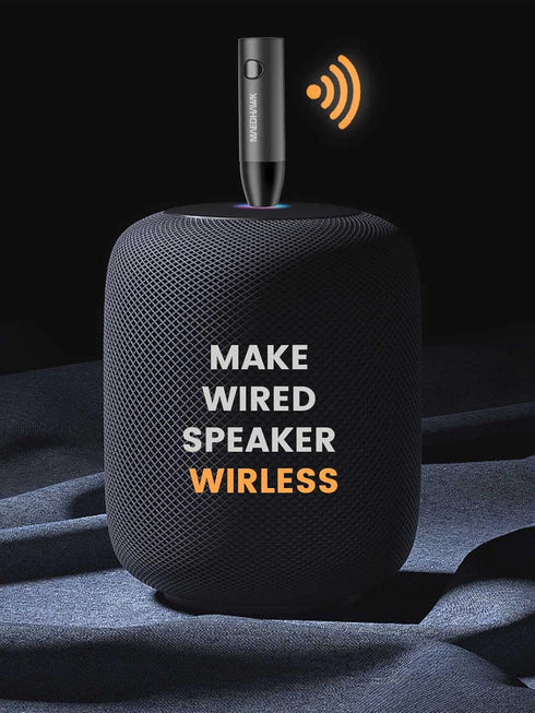3.5mm Bluetooth Aux Adapter for Car - Maedhawk Stylish Bluetooth 5.0 Receiver with Noise Cancelling and Headphone Jack for Truck Home Stereo Headp...