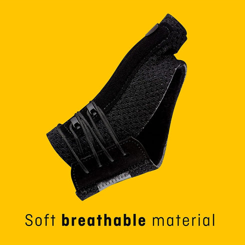 FUTURO Deluxe Thumb Stabilizer, Left or Right Hand, Small/Medium Size, Adjustable, Stabilizes and Supports Sore, Weak or Injured Thumb, Soft and B...