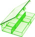 Mini 5-Grid Plastic Storage Box for Beading and Diamond Painting. Green Countertop or Drawer Storage for Beads, Nail Art, Jewelry Hardware and Sup...