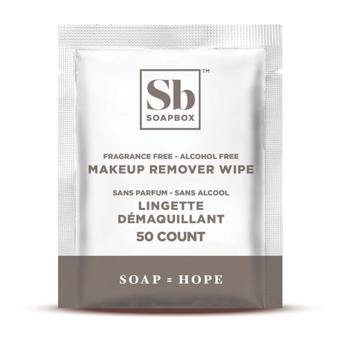 Soapbox Fragrance-Free Makeup Remover Wipes - Gentle Facial Cleansing Wipes for Eye Makeup, Dirt and Oil, Alcohol Free Makeup Remover Pads 50 Coun...