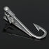 Fishing Hook Tie Clip Rhodium Plated Nolvety Fishhook Tie Clip With Box...