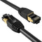 Cables Direct Online Cat8 Black 2FT SFTP Ethernet Patch Cable 40Gbps 2000Mhz Connection 26AWG Shielded Copper RJ45 Connectors for Modems, Routers,...