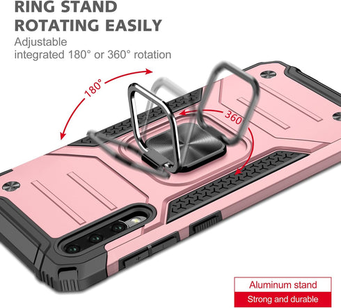 for Samsung Galaxy A50 Case A50S A30S Case Military Grade Built-in Kickstand Holder Armor Heavy Duty Shockproof Cover Protective for Galaxy A50/A5...