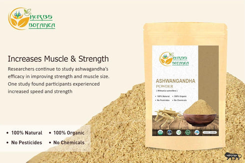 Organic Ashwagandha Root Powder Withania Somnifera Powder Ashwaganda Root Powder Ayurvedic Herbal Supplement Support and Strength 5.3 oz...