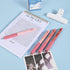 BAYTORY 8Pcs Retractable Erasable Gel Pens, 4 Blue & 4 Black Ink 0.5 mm Fine Point with Cute Eraser, Smooth Write Quick Dry School Office Note Tak...