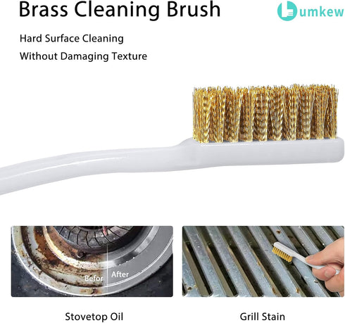 Cleaning Brush Set for Small Spaces, Kitchen Scrub Brushes for Cleaning, Detailing Crevice Cleaning Tool Supplies Gadget Kit for Car Window Keyboa...