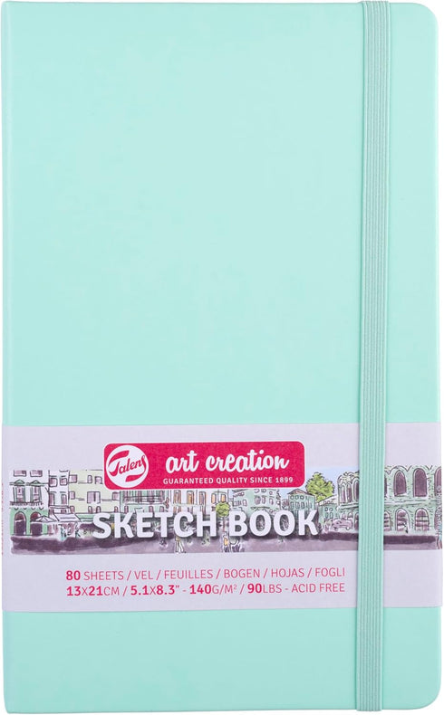 Talens Art Creation T9314-032M 452167 Talens Art Creation Sketchbook, Drawing Notebook, 5.1 x 8.3 inches (13 x 21 cm), Fresh Mint...