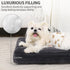 Dog Crate Bed Washable Dog Beds for XX-Small Dogs Deluxe Thick Flannel Fluffy Comfy Kennel Pad Anti-Slip & Anti-Scratch Pet Sleeping Mat, 17 x 11 ...