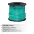 MECCANIXITY 16 Gauge Wire Silicone Wire 16AWG Electrical Wire Stranded Wire High Temperature Hookup Wire Tinned Copper Wire 15m/50ft Green Spool f...