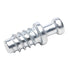 20 Pack Screw-in Dowel Furniture Connector, Zinc, 11/32" (9mm) Length for 3/16" (5mm) Hole, R014Z...