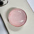 Clear Glitter Pink Rose Gold Marble Design Expandible Collapsible Mobile Phone Grip Cell Phone Stand Holder for Smartphones Cellphone Accessory...