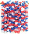 LITTLE FEATHER Red White and Blue 4th of July Party Lei Hawaiian Luau Flower Necklace Party Favors,Pack of 12...