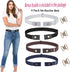 WERFORU 4 Pack No Buckle Invisible Stretch Belt Buckle-Free Elastic Belt for Women and Men...