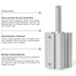 TAILONZ PNEUMATIC 32mm Bore 50mm Stroke Pneumatic Small Thin Cylinder Aluminum Pneumatic Air Cylinder SDA32-50...