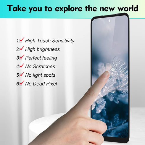 Screen for Motorola Moto G 5G 2022 LCD Display Replacement for Motorola Moto G 5G XT2213-3 XT2213DL XT2213 Touch Screen Digitizer Assembly...