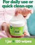 120ct Pet Ear Wipes for Dogs w/Itch Relief | Natural Coconut Oil, Eucalyptus & Aloe | Irritation Relief, Easy Otic Wax Cleaner Solution Pets...