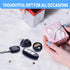 Jewelry Ring Holder Keychain,Portable Travel Sports Ring Keeper Case,Mini Small Versatile Carrying Display Storage Organizer Box With Key Chain...