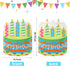 Tegeme Birthday Chair Cover 2 Pieces Kids Chair Cover Classroom Seat Decorations for Party Home School Office(Blue)...