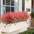 Artificial Flowers, 8 Bundles Fake Outdoor UV Resistant Greenery Faux Plants Shrubs for Indoor Outside Hanging Planter Home Office Wedding Farmhou...