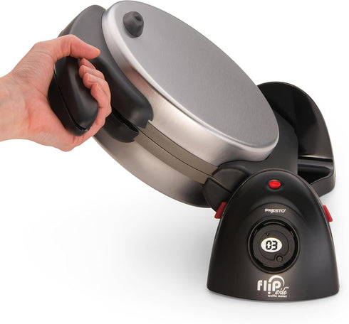 Presto 03510 Ceramic FlipSide Belgian Waffle Maker, Nonstick, Cool Touch Handles, Black...
