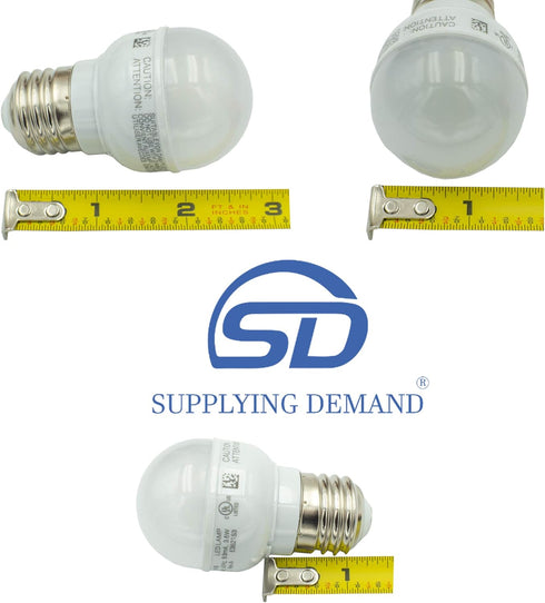 Supplying Demand 4396822 W11216993 W11125625 Refrigerator Light Bulb Replacement 3.6 Watt LED