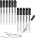 Sibba Black Dry Erase Markers Ultra Fine Tip, Pack of 12, 0.7mm, White Board Markers for School,Office,Home,or Planning Dry Erase Board...
