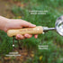 Garden Loose Soil Scoop, Stainless Steel Hand Shovel Spade with Wood Handle Multi Function Gardening Trowel Spoons for Transplanting, Digging, Pla...