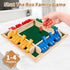 1-4 Players Shut The Box Dice Game, 10 Numbers Traditional Wooden Pub Bar Board Family Table Mat Game Dice for Kids and Adults...