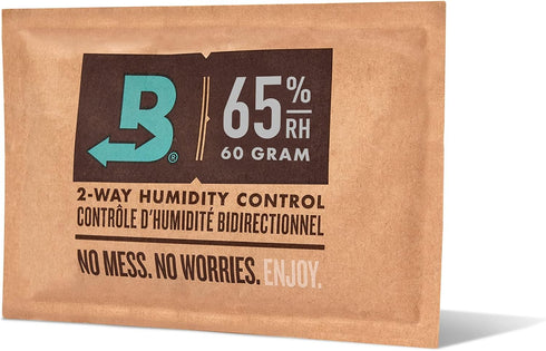 Boveda 65% Two-Way Humidity Control Pack For Up to 25 Items – Size 60 – Single – Aging & Long-Term Storage in Plastic & Wood Boxes – Moisture Abso...