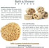 Sea Wool Sponge 5-6" (Large) by Bath & Shower Express ® Natural Renewable Resource, Esponja for Exfoliating and Washing Body...