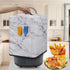 Air Fryer Cover Dust Cover, Dust Protection Insulated Kitchen Appliance Cover with Top Handle and Front Pockets for Women Gift, White Marble...